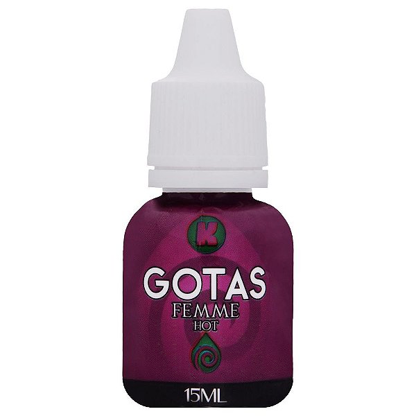 Femme Hot Gotas Excitante Feminino 15ml Kgel
