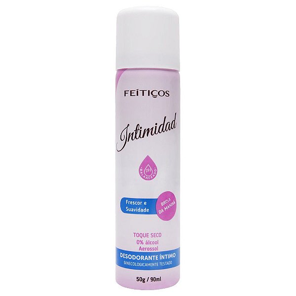 Intimidad Desodorante íntimo Aerossol 166ml Feitiços