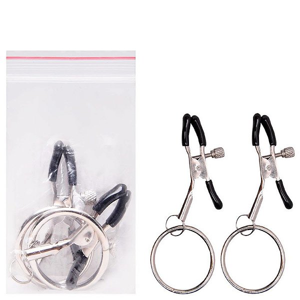 Grampos Estimuladores Para Seios Metal Sexy Import