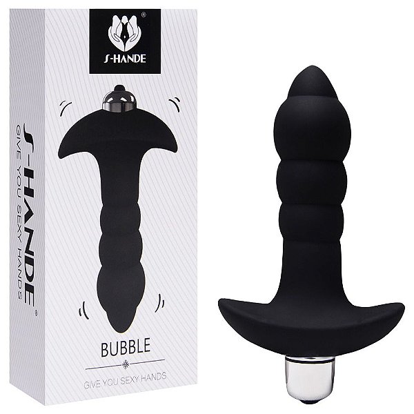 Plug Anal Vibrador Bubble S-hande Sexy Import