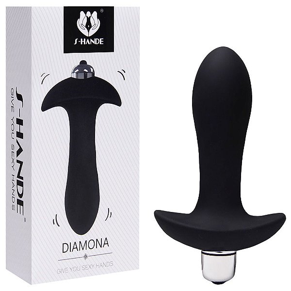 Plug Anal Vibrador Diamond S-hande Sexy Import