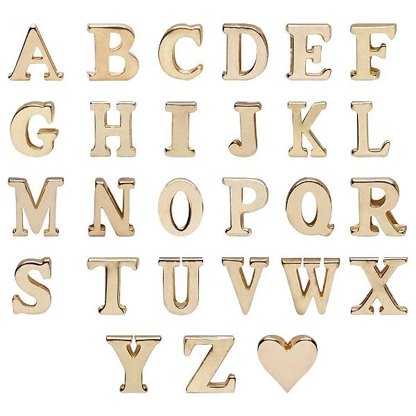 Letras Metal Para Calcinha Personalizável Tallyta