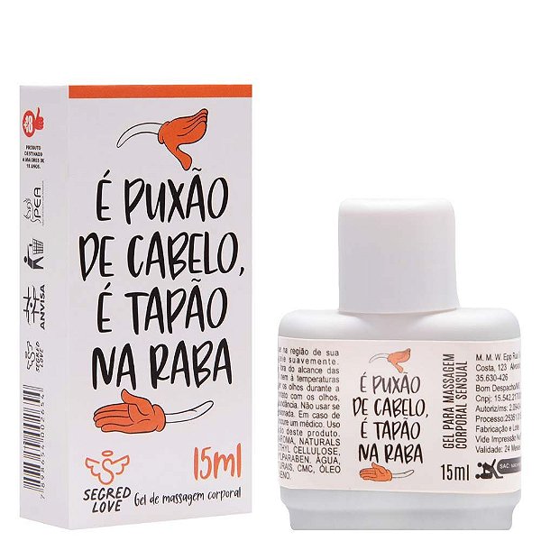 Gel é Puxão De Cabelo Tatoo 15ml Segred Love