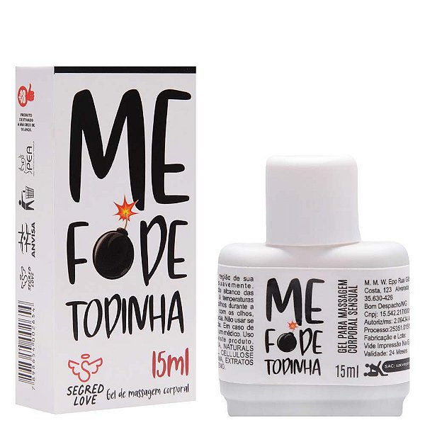Gel Me Fode Todinha Tatoo 15ml Segred Love