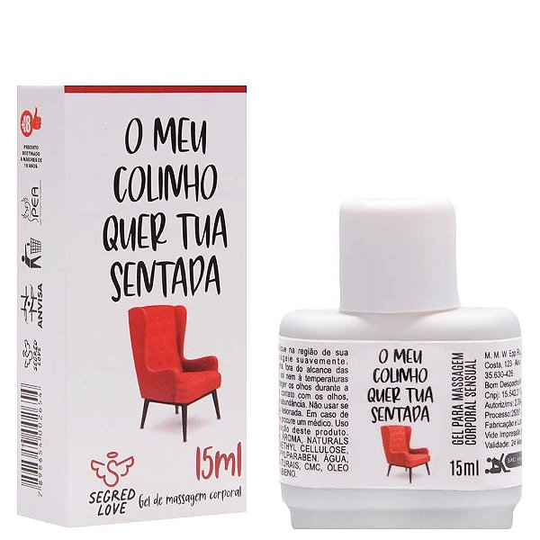 Gel Colinho Quer Tua Sentada Tatoo 15ml Segred Love