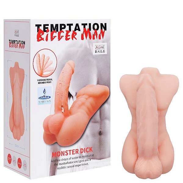 Masturbador Cyberskin Corpo Bigger Man Sexy Import
