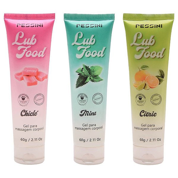 Lub Food Lubrificante Beijável 60g Pessini