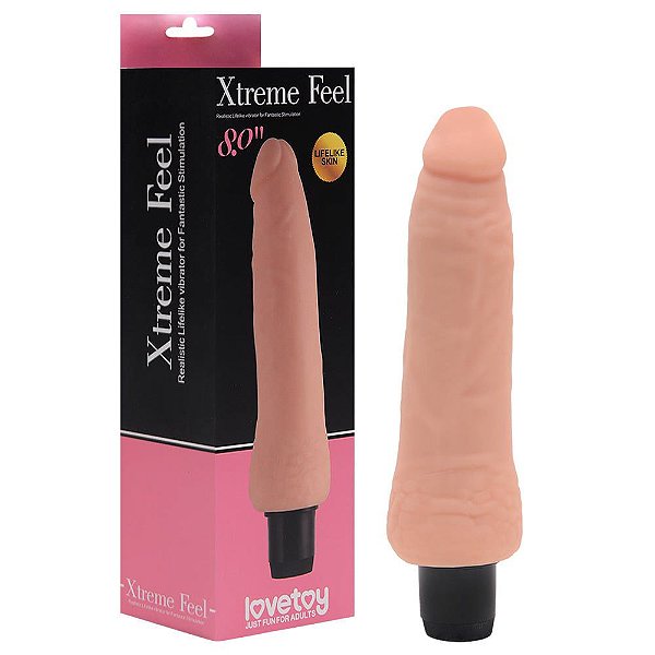 Pênis Realístico Vibrador 8.0 Lovetoy Vipmix