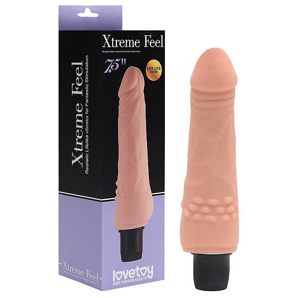 Pênis Realístico Vibrador 7.5 Lovetoy Vipmix