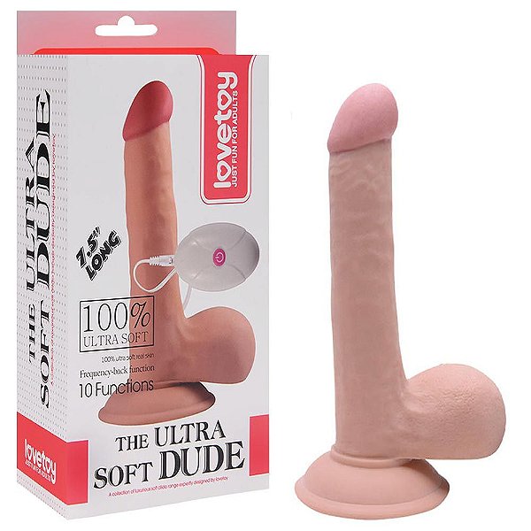 Pênis Realístico 10 Vibrações Impulse 7.5 Lovetoy Vipmix