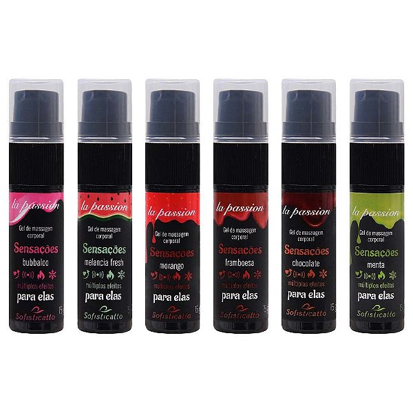 Sensações Gel Múltiplos Efeitos 15g Sofisticatto