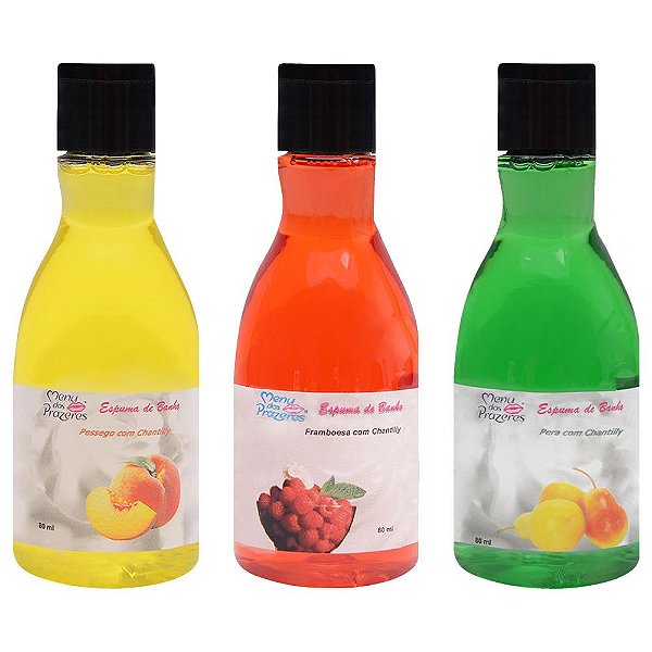 Espuma De Banho Aromático 80ml Menu Dos Prazeres