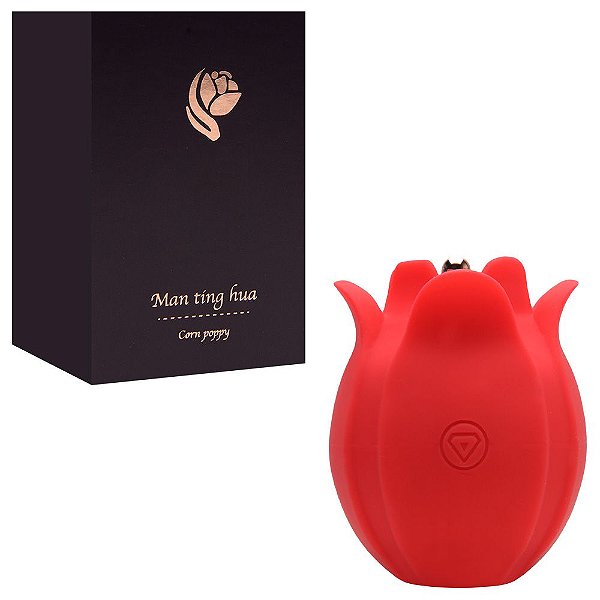 Estimulador Clitóris 10 Vibrações Corn Poppy Vipmix