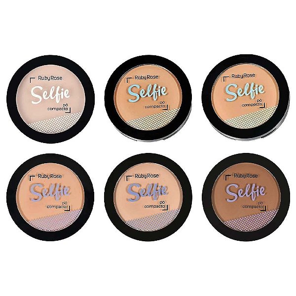 Pó Compacto Selfie 10,5g Ruby Rose