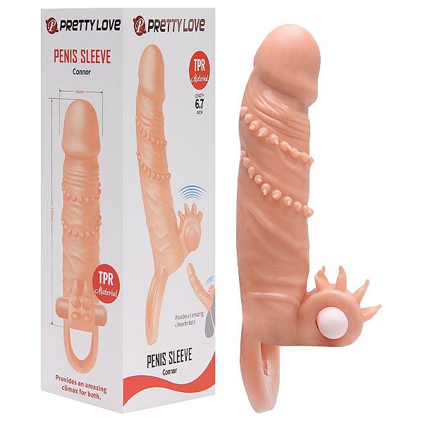 Capa Peniana Estimulador Vibro Connor Pretty Love Vipmix