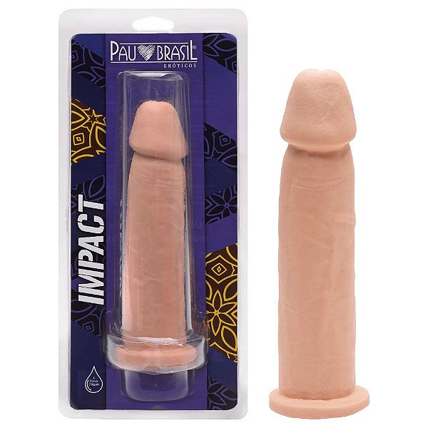 Pênis De Borracha Maciço 17,5 X 3,7cm  Pau Brasil