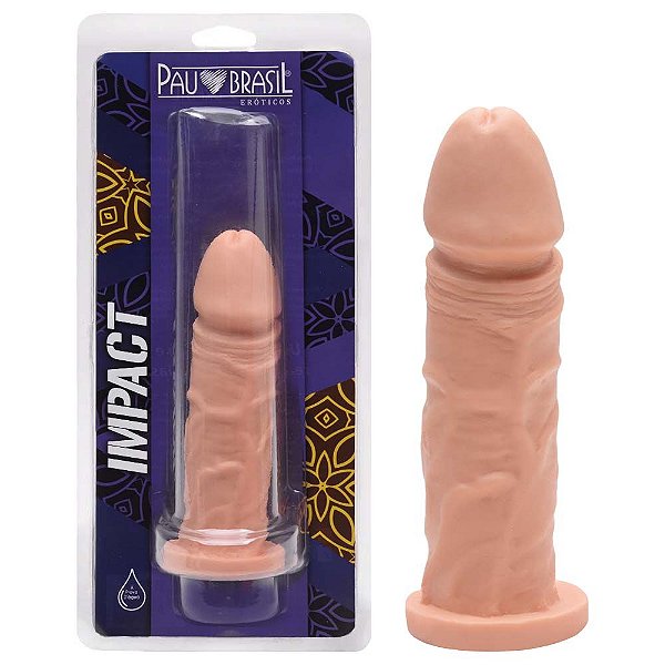 Pênis De Borracha Maciço 15 X 3,5cm  Pau Brasil
