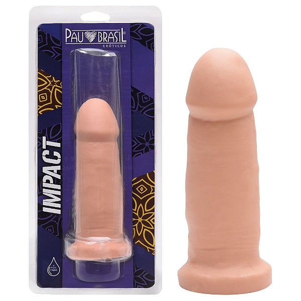 Pênis De Borracha Maciço 15,2 X 3,9cm  Pau Brasil