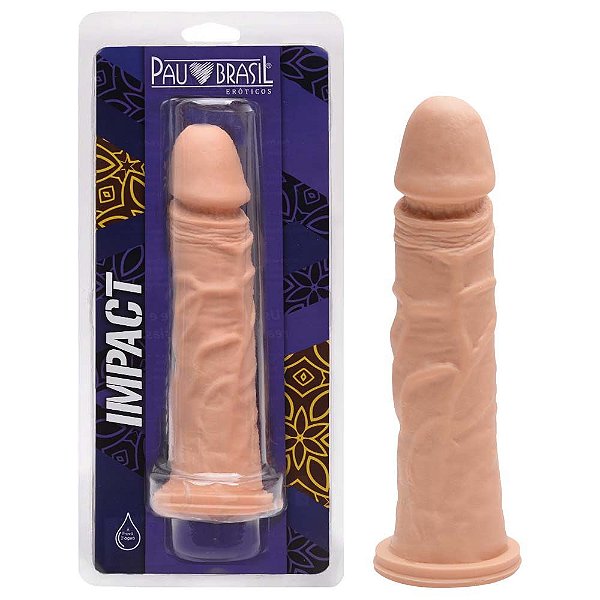 Pênis De Borracha Maciço 18 X 3,6cm  Pau Brasil