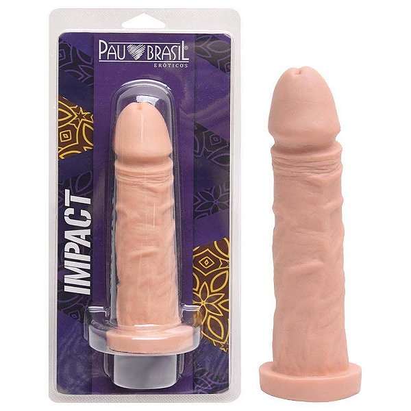 Pênis De Borracha Maciço 16,4 X 3,4cm  Pau Brasil