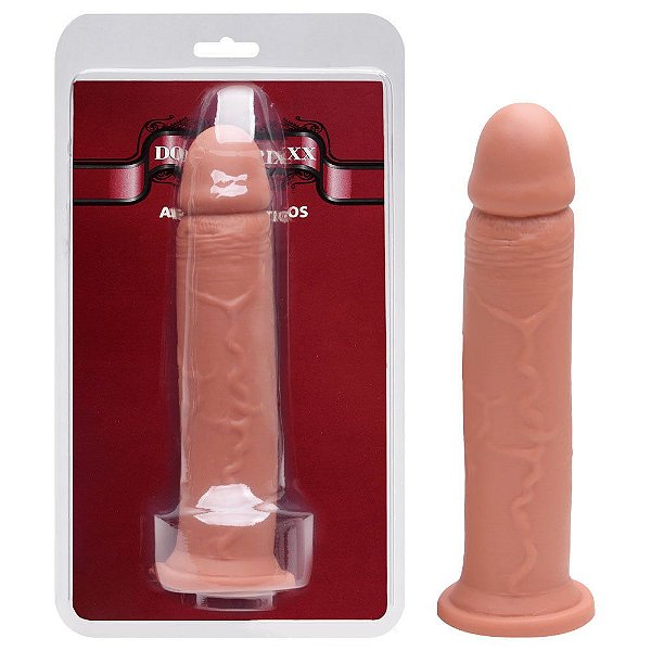 Pênis De Borracha Maciço 20,5 X 4,5cm Dominatrixxx