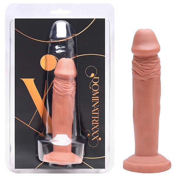 Pênis De Borracha P Maciço 16,5 X 3,2cm Dominatrixxx