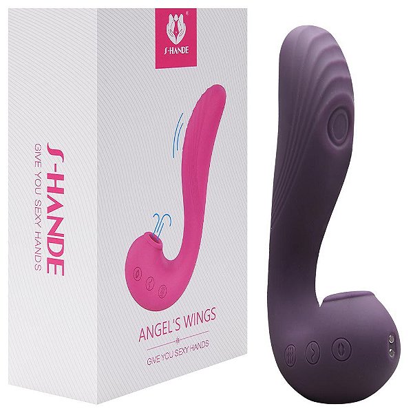 Vibrador Ponto G 8 Pulsações Angels Wings S-hande Sexy Import