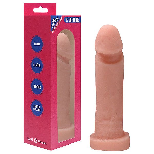 Pênis Vibrador Cyber Vertebrado 17 X 4cm Kgel