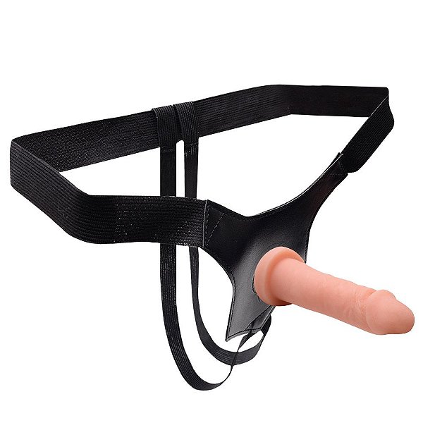 Cinta Com Pênis Cyber Vertebrado 17,5 X 3,8cm Kgel