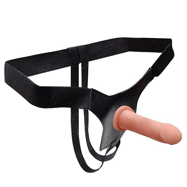 Cinta Com Pênis Cyber Vertebrado 16 X 3,5cm Kgel