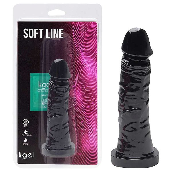 Pênis De Borracha Maciço 17,5 X 3,8cm Kgel