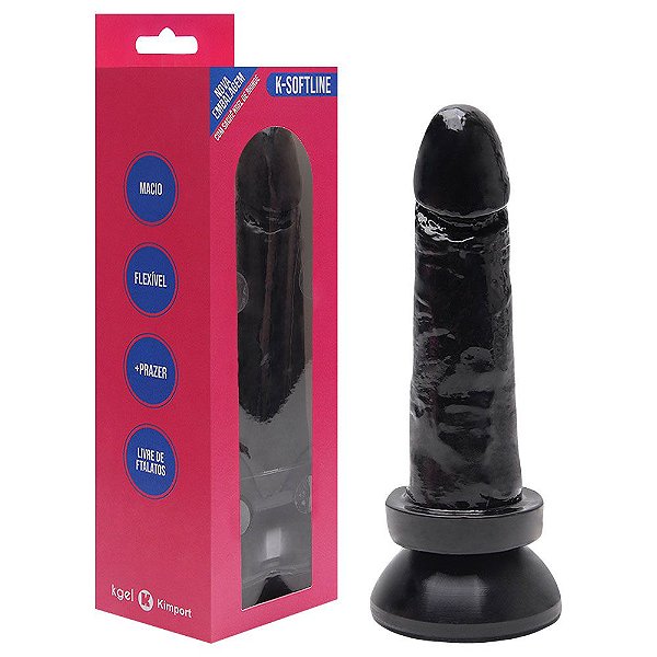 Pênis De Borracha Com Ventosa 15,5 X 3,7cm Kgel