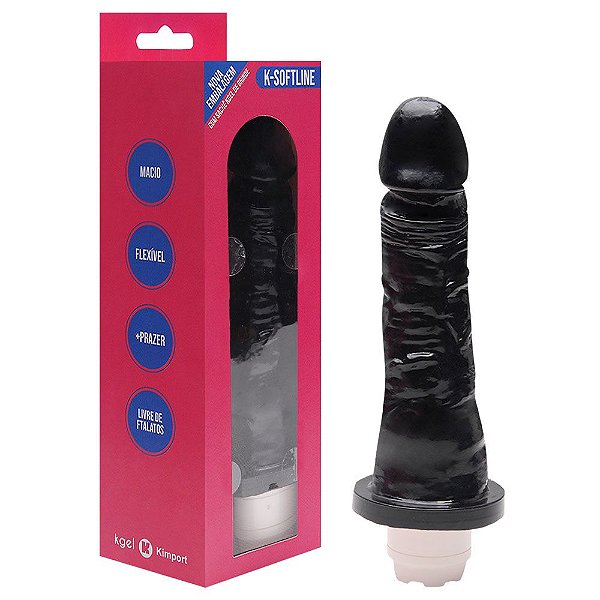 Pênis Vibrador Multivelocidade 17,5 X 3,8cm Kgel
