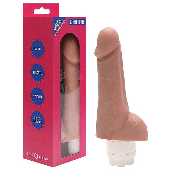 Pênis Vibrador Multivelocidade 16,5 X 3,5cm Kgel