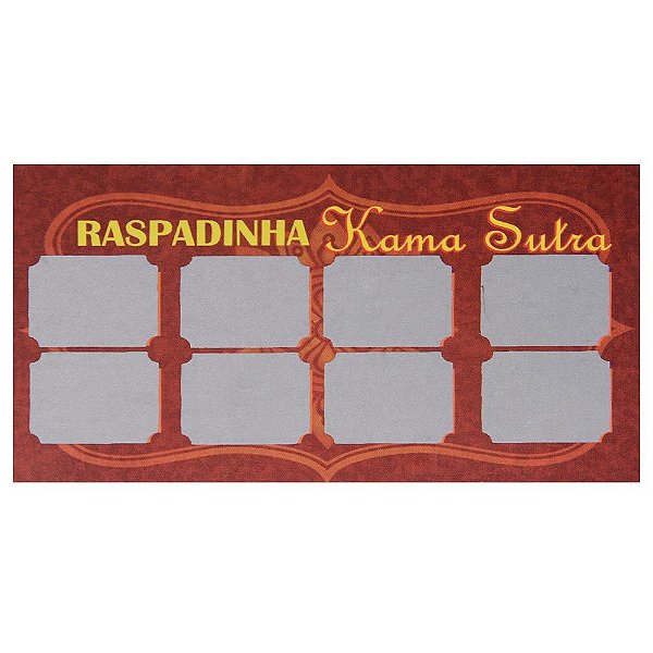 Raspadinha Kamasutra 10 Unidades Kgel