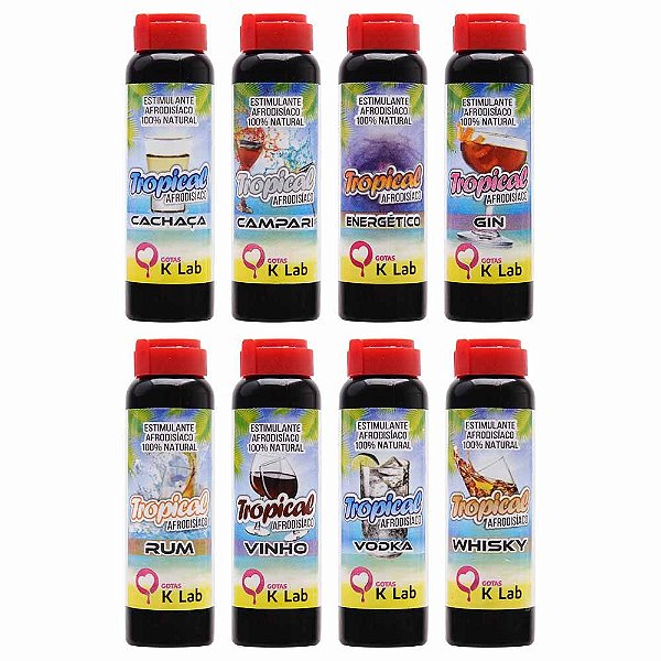 Tropical Afrodisíaco Bebida Energética 10ml Kl-lab