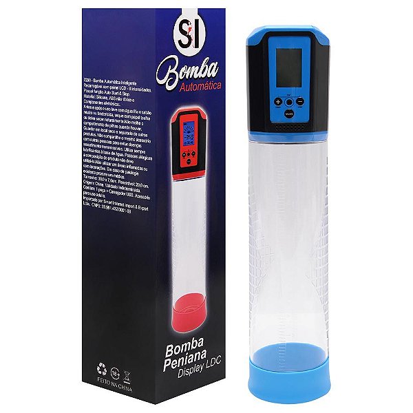 Bomba Peniana Automática Painel Lcd Sexy Import