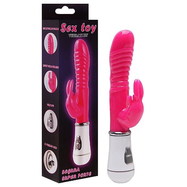 Vibrador Jelly Duplo Motor 16cm Sexy Import