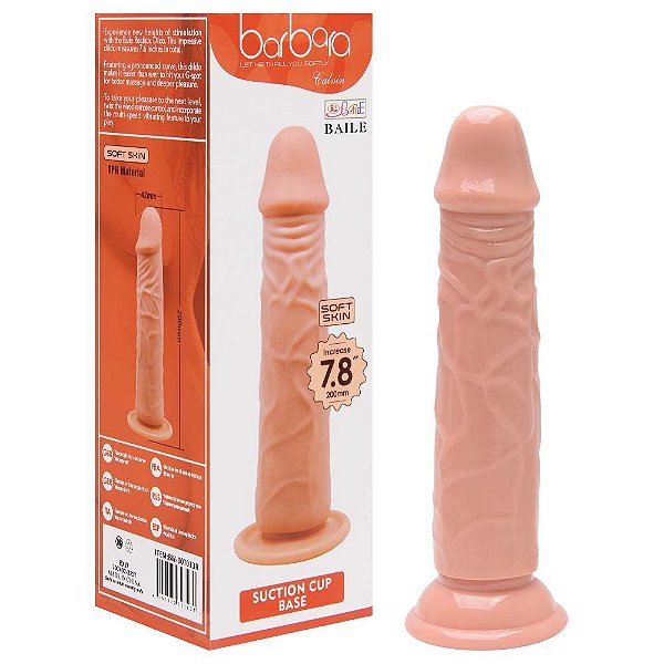 Pênis Realístico Barbara 20 X 4,2cm Baile Vipmix