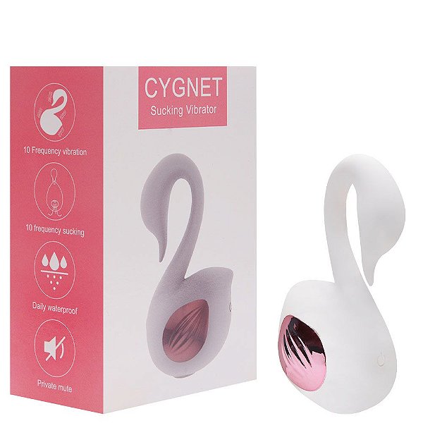 Vibrador Cisne 10 Vibrações E Pulsações Vipmix