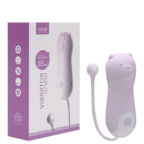 Vibrador Ursinho 10 Vibrações Lilo Vipmix