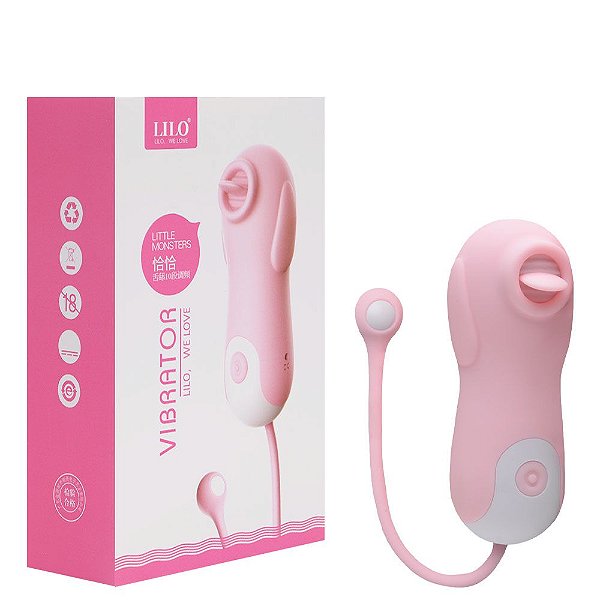Vibrador Linguinha 10 Vibrações Lilo Vipmix
