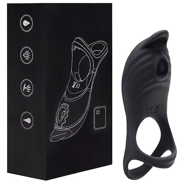 Anel Peniano Estimulador Clitóris 5 Pulsações Vipmix