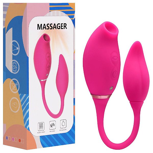 Vibrador Duplo Flex 5 Pulsações 10 Vibrações Vipmix