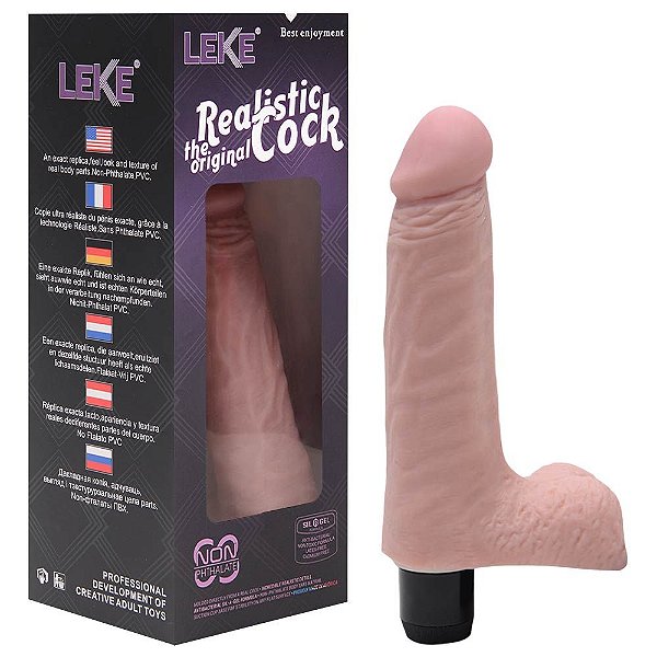 Pênis Vibrador Multivelocidades 16 X 3,8cm Vipmix
