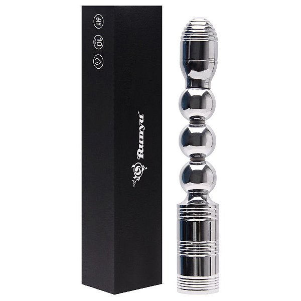 Plug Anal Metal Esferas 10 Vibrações Vipmix