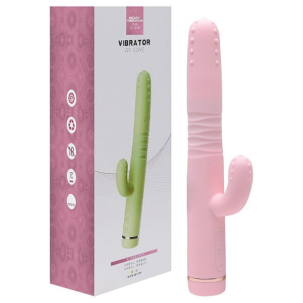 Vibrador Ponto G Estimula Clítoris Cacto Lilo Vipmix