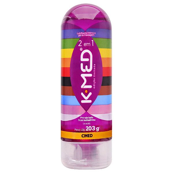 K-med Lgbtqia+ 2 Em 1 Lubrificante íntimo 203g Cimed