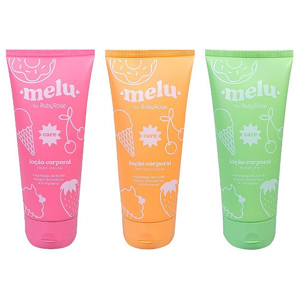 Loção Corporal Care 200ml Melu Ruby Rose