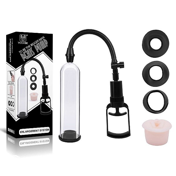 Bomba Peniana 4 Anéis Penis Pump Youvibe Vipmix